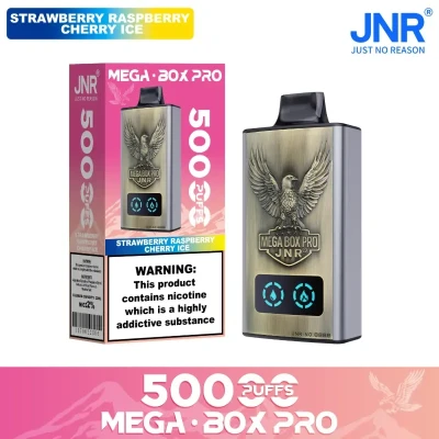 JNR Mega Box Pro 50K Strawberry Raspberry Cherry Ice | 50000 Puffs Disposable Vape